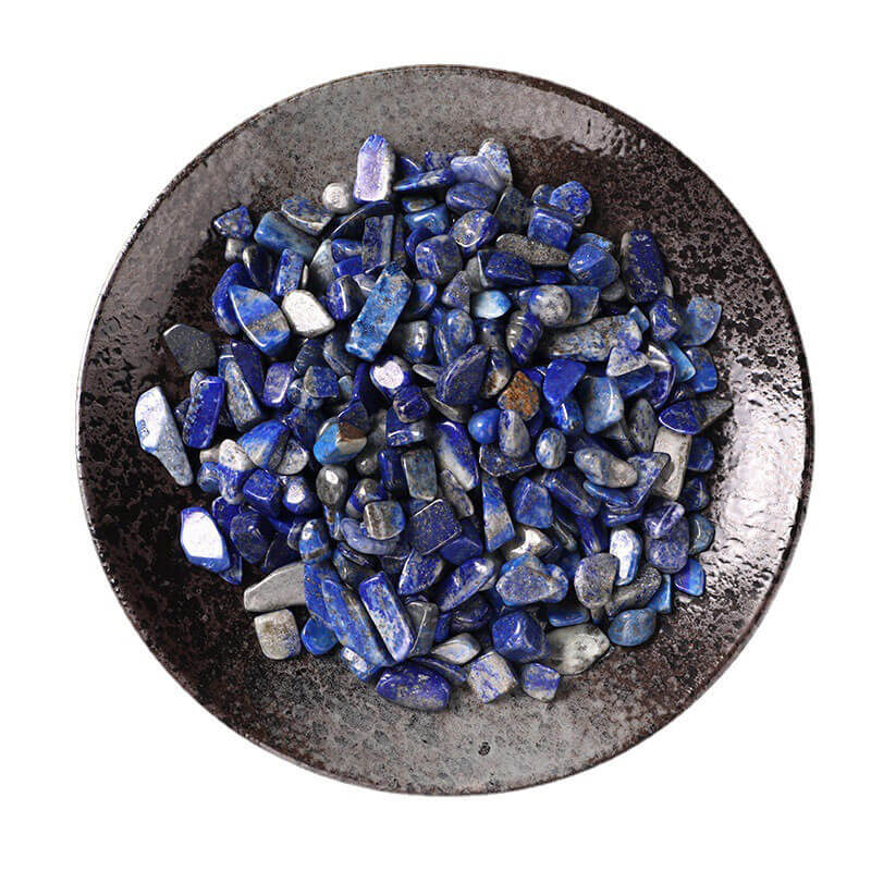 Raw Lapis Lazuli Crystal Gravel Cyan Rock