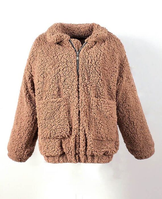 Furry Teddy Bear Coat| Teddy Bear Jacket Womens| Seamido