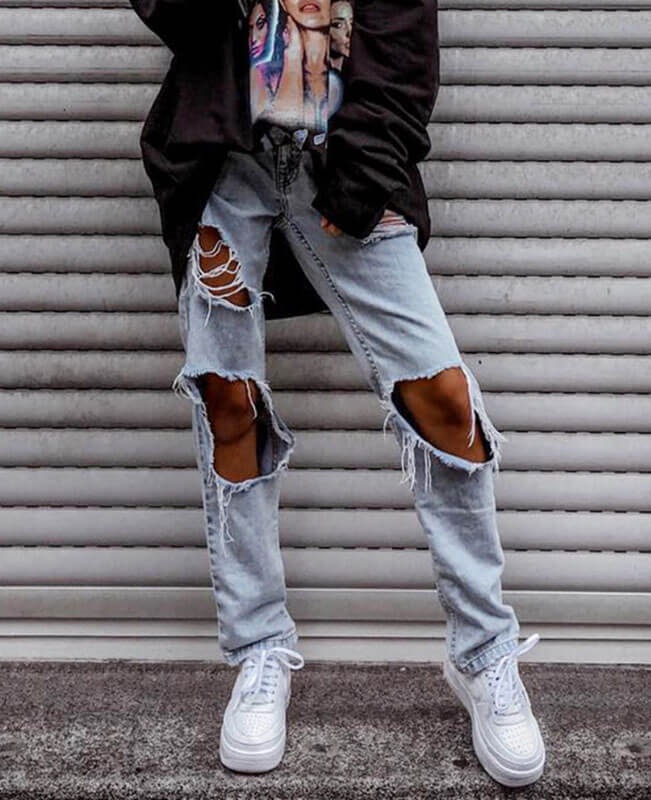 Ripped Jeans for Women Holy Jeans on