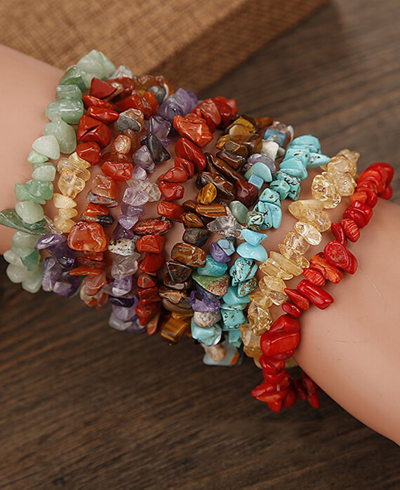 Buy Bulk Amethyst Crystal Chips Bracelets Wholesale Crystal Wholesale Beads  Shop Online in India - Etsy
