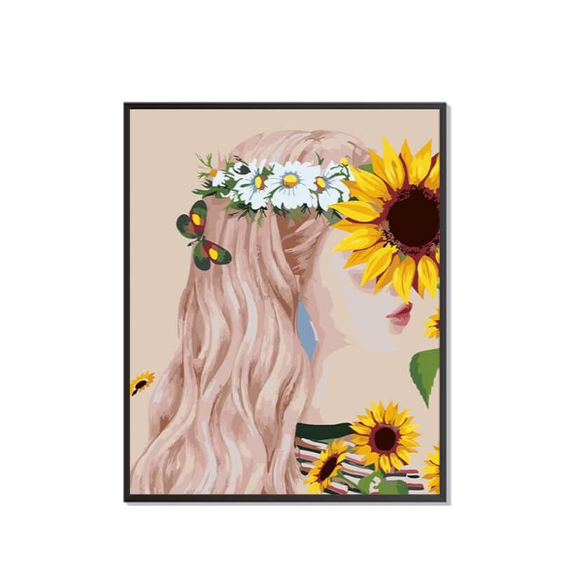 Sunflower Girl Diamond Painting DIY Wholesale