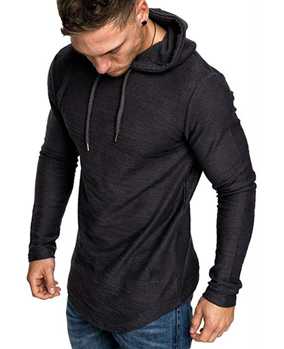 Drawstring Hooded Sweatshirt