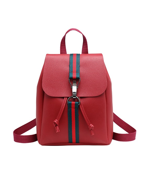 PU Leather Backpack Ladies Travel Bag