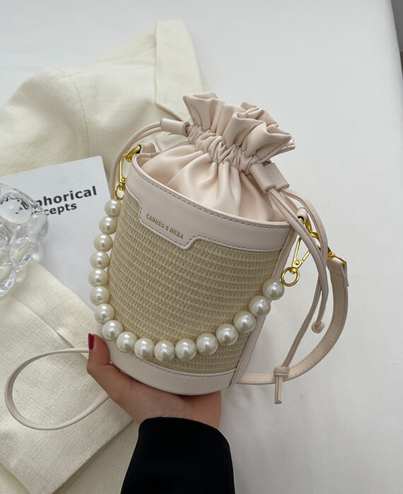 Pearl chain for cheap bag