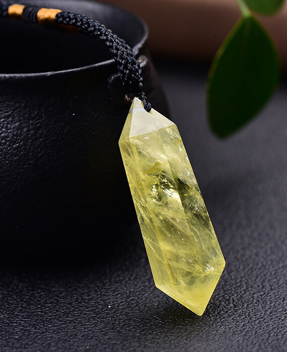 Natural Rough Raw Citrine Crystal Pendants Healing Reiki Quartz Stone  Mineral Necklace Jewelry For Man Woman - AliExpress