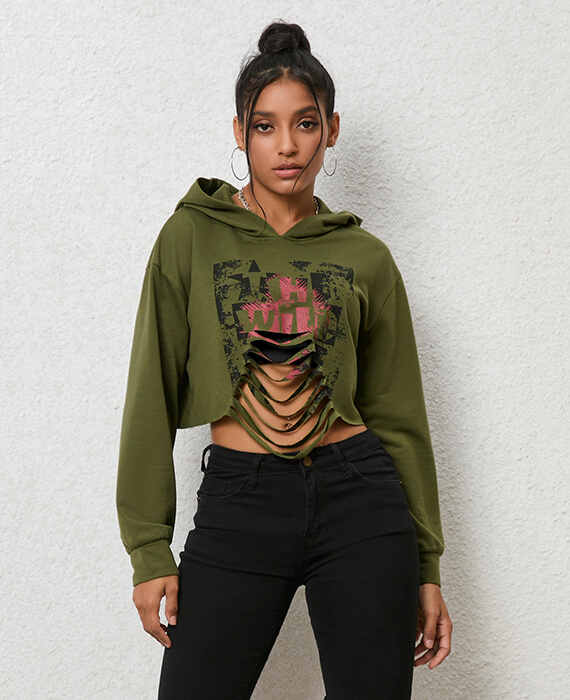 Cute discount cropped hoodies