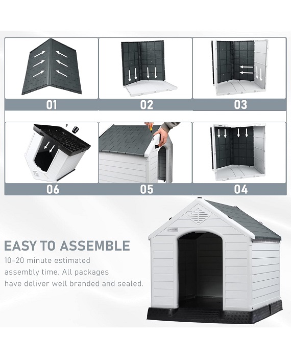 Giantex plastic hotsell dog house