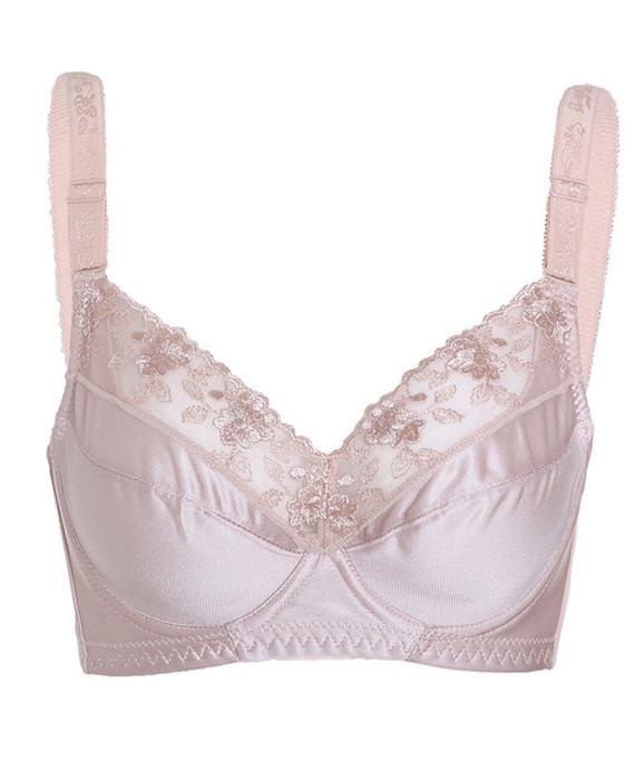Ultra-thin crystal cup lingerie lace underwear women's big breasts