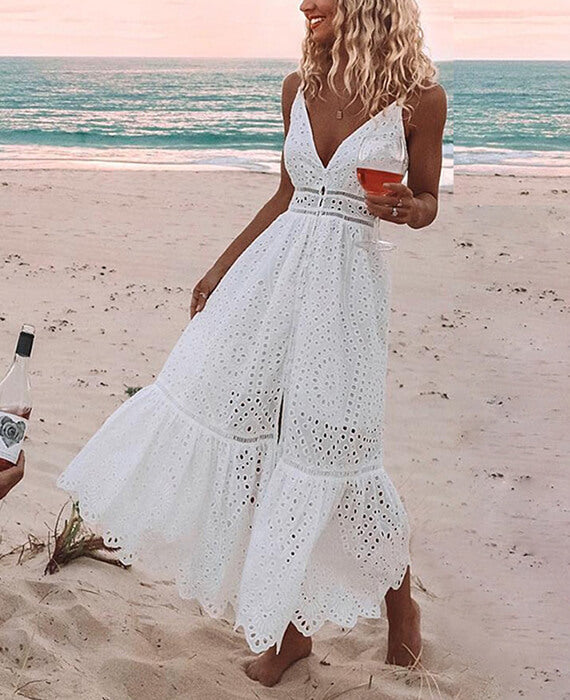  Cethrio 2023 Trendy Dress Women Summer Outfits 2023 Beach  Sundresses Boho Dress Flowy Short Dress Holiday Party Dress White :  Clothing, Shoes & Jewelry