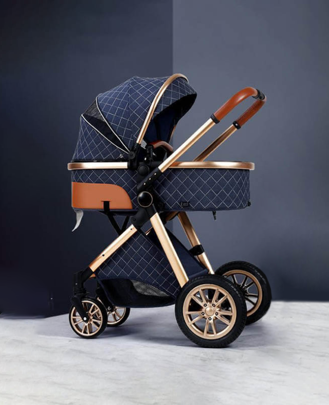 Baby Stroller 3 in 1 Bassinet Stroller With Car Seat