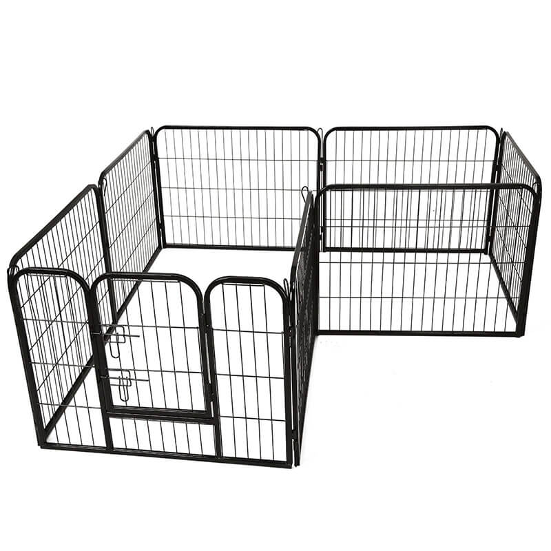 8 Panels Dog Playpen Outdoor Pet Fence Heavy Duty Exercise Dog