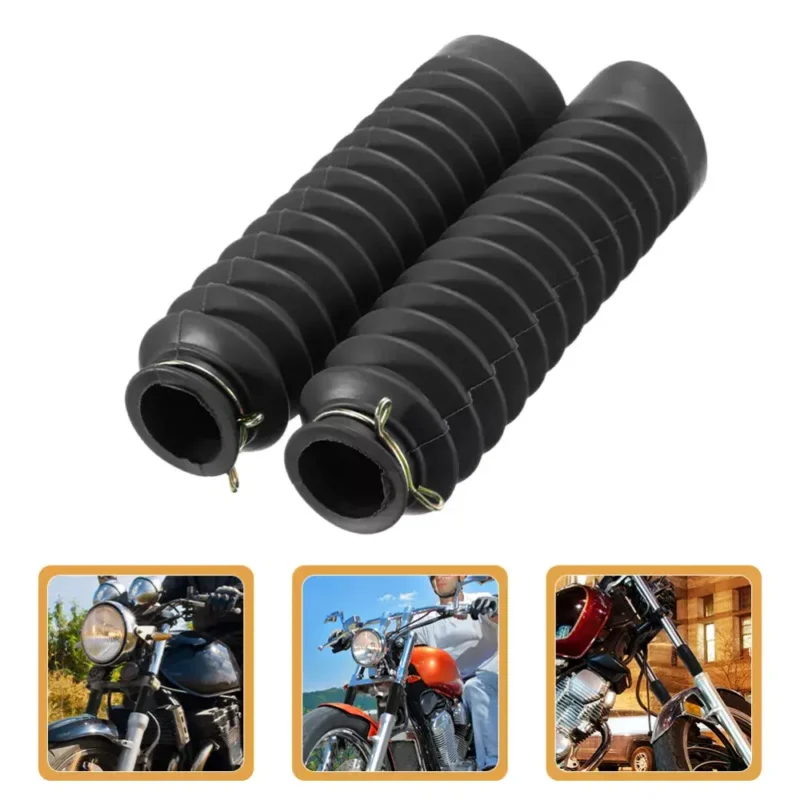 2pcs Motorcycle Shock Cover Front Fork Shock Protectors Absorber Dust Protector Sleeves