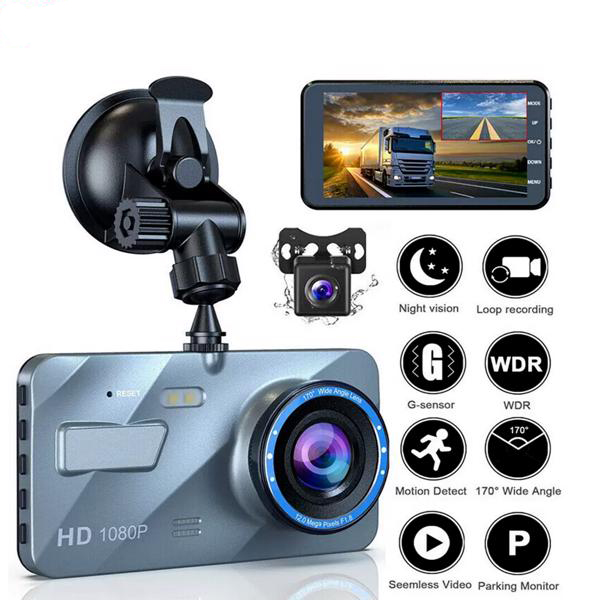 Dash Cam 1080P FHD DVR Car Driving Recorder Touch Screen Dual Lens PRODUCT