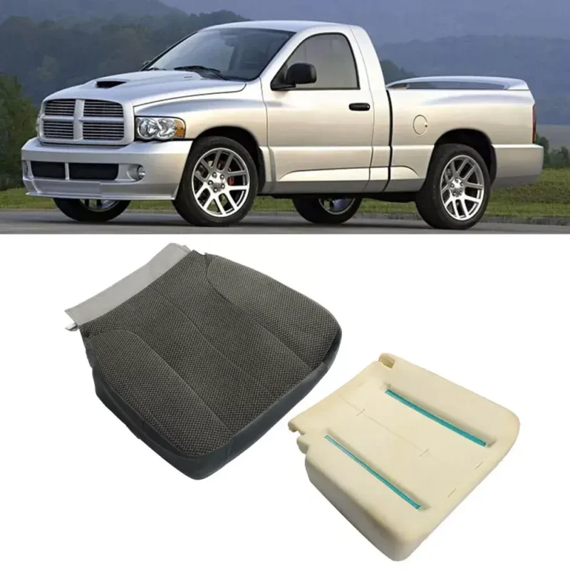 Driver Seat Cushion and Seat Cover for 2002-2005 Dodge Ram SLT ST 1500 2500 (1)