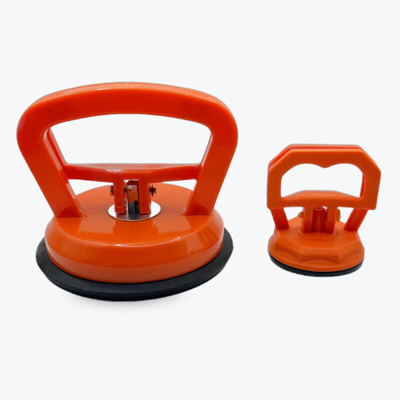 2Pcs Powerful Car Dent Removal Suction Cup Puller Sucker Tool Big and Small Orange