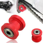 8mm Red Chain Roller Guide Pulley Slider Tensioner Dirt Pit For Bike Motorcycle FEEDBACK