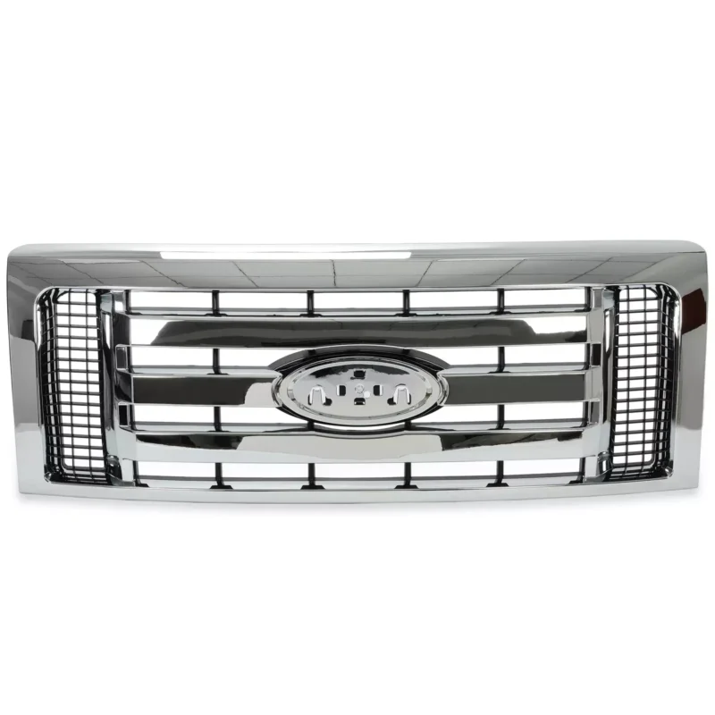 Chrome Grill For 2009-2014 Ford F150 Grille XLT Front Upper Bumper