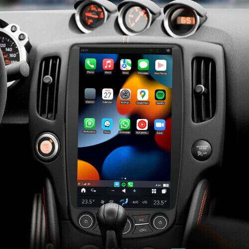 13.6 Para 370Z 2009-2021 Nissan Apple CarPlay y Android Auto Tesla Pantalla SHOW