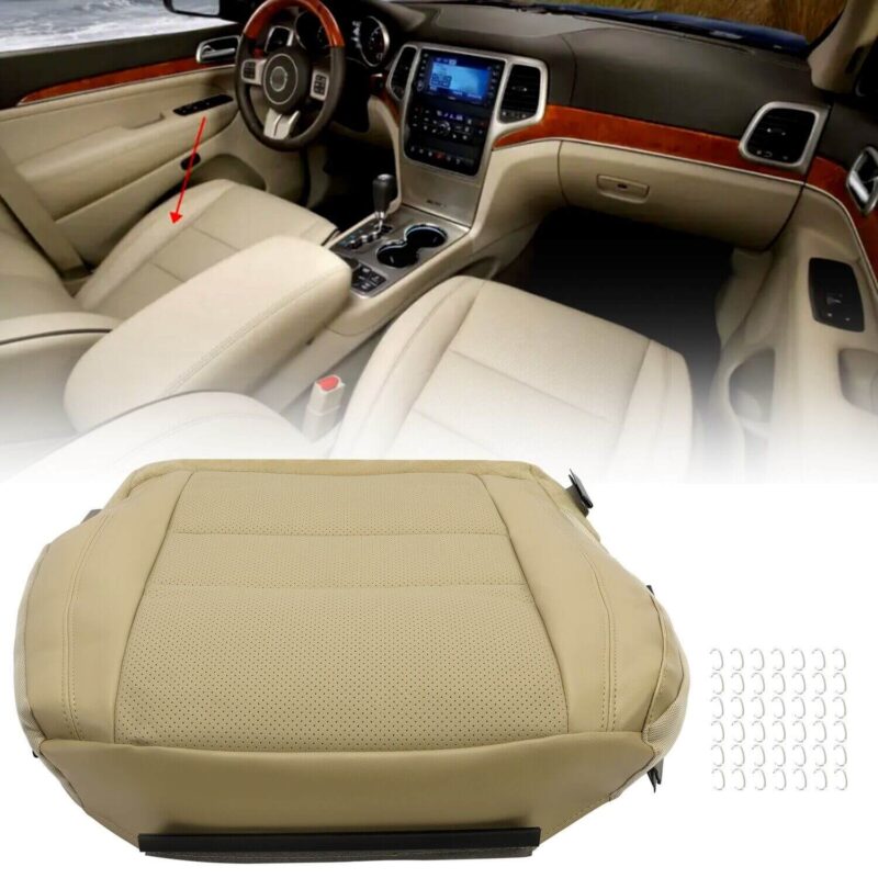 Driver Bottom Jeep Car Seat Cover For 2011- 2016 Jeep Grand Cherokee Limited