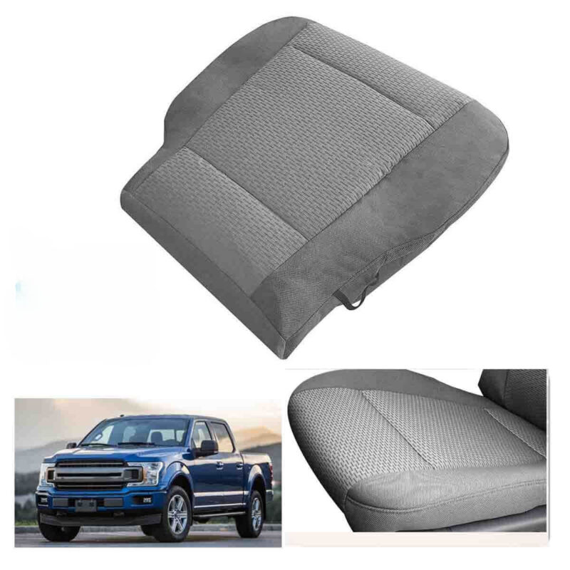 Left Driver Bottom Seat Cover For Ford 15-20 F150 XLT CrewExtendedStandard Cab