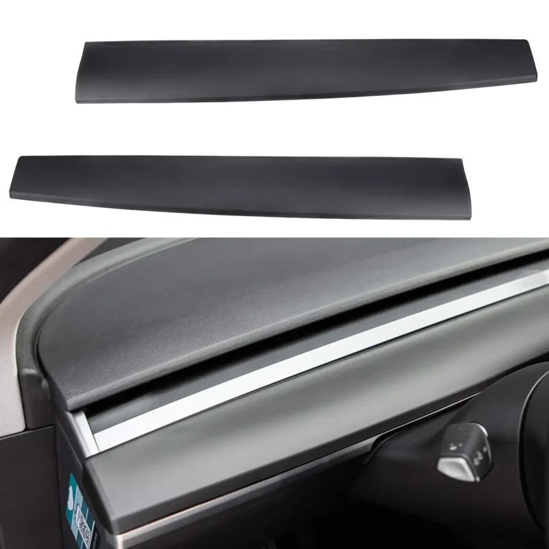 ABS Tesla Model Y Model 3 Dashboard Cover Matte Black (1)