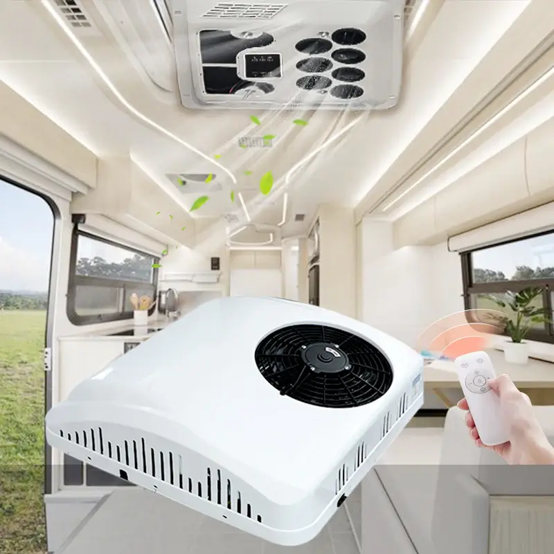 DC 12V RV Rooftop Air Conditioner Van Camper Heating and Cooling AC Unit