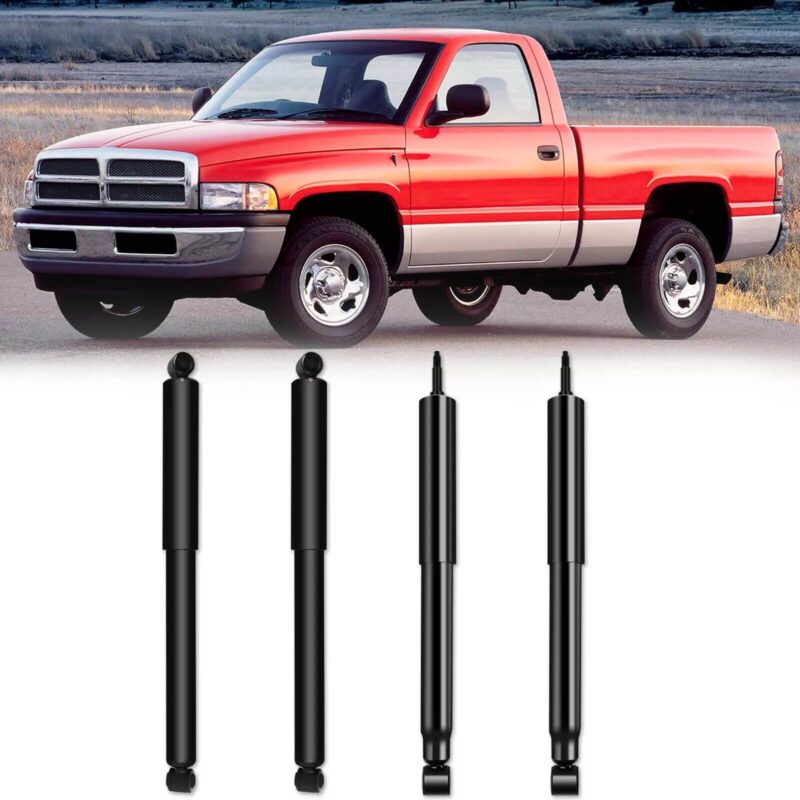 For 1994-2001 Dodge Ram 1500 Shocks Absorber Set-black